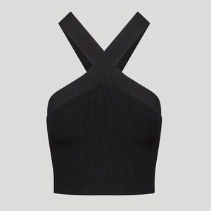 Aritzia babaton cross neck top